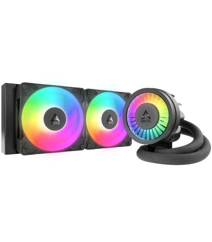 Sistema de refrigeración líquida arctic liquid freezer iii pro 240 a-rgb/ negro