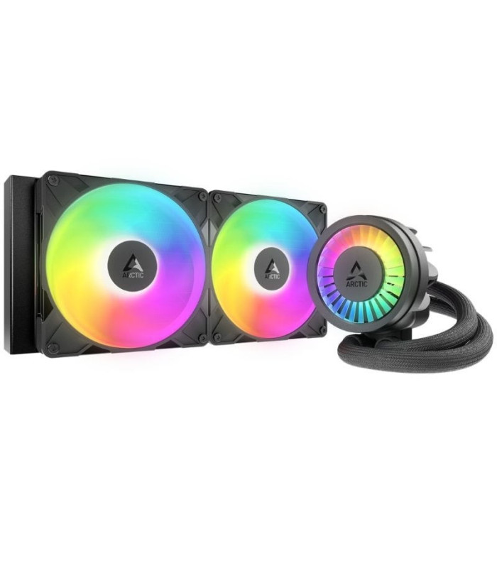 Sistema de refrigeración líquida arctic liquid freezer iii pro 280 a-rgb/ negro