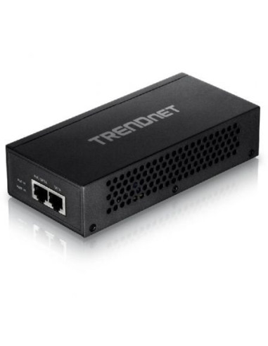 Inyector poe trendnet tpe-117gi/ 802.3af/at/u/ab 2 rj45 hembra