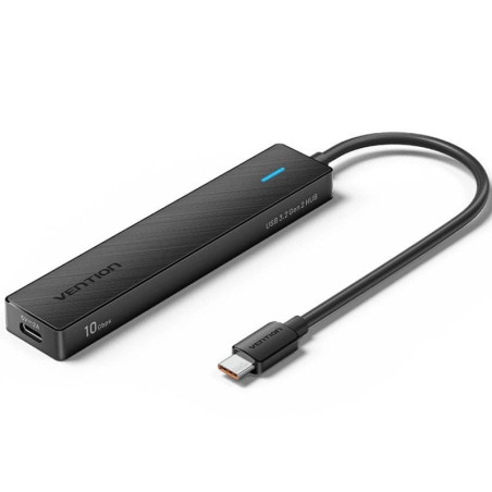 Hub usb tipo-c 3.2 vention chybb/ 2xusb tipo-c 3.2/ 2xusb 3.2/ 1xusb tipo-c