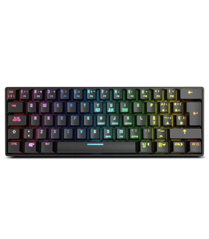 Teclado gaming mecánico inalámbrico krom kluster