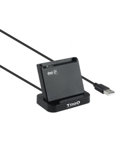 Lector de dni tooq tqr-220b/ usb 2.0/ negro