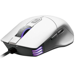 Ratón gaming evga x12/ hasta 16000 dpi/ blanco