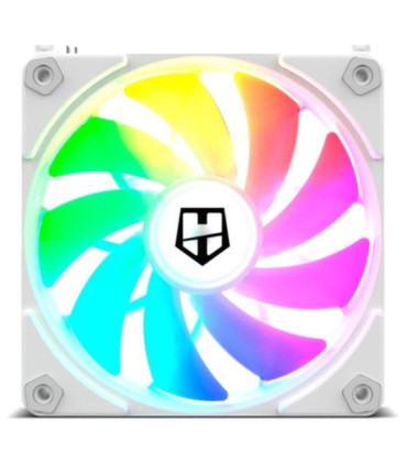 Ventilador nox easy link/ argb/ 12cm/ blanco
