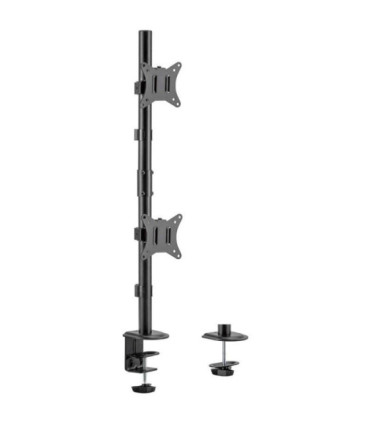 Soporte de mesa para 2 monitores o tv aisens dt32tsr-229/ giratorio/ inclinable/ hasta 9kg