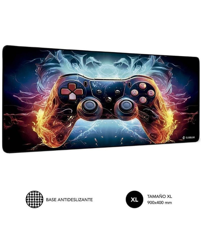 Alfombrilla subblim gamecore xl mouse pad/ 900 x 400 x 3 mm