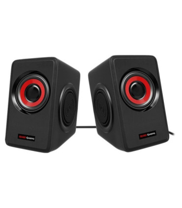 Altavoces mars gaming ms1/ 10w/ 2.0/ rojos