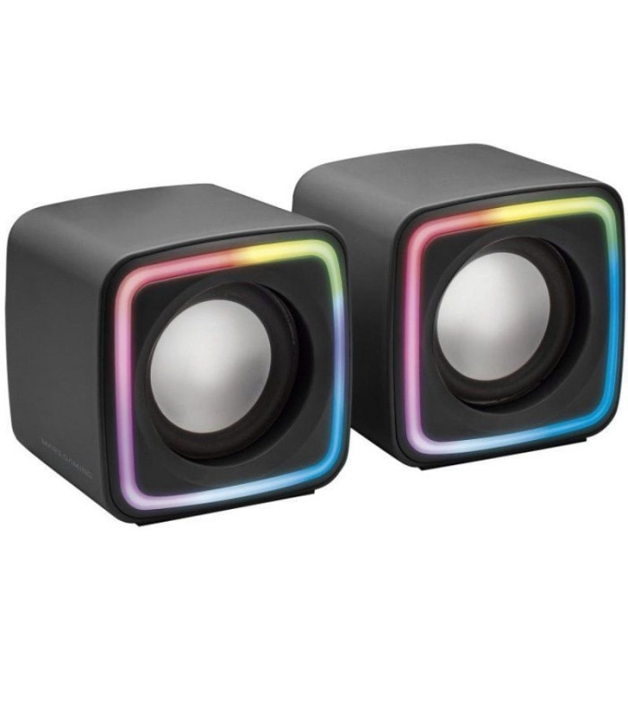 Altavoces mars gaming mscube/ 8w/ 2.0/ negros