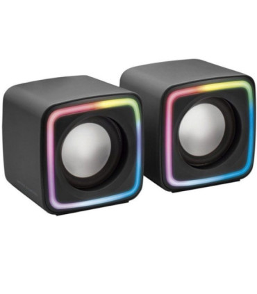 Altavoces mars gaming mscube/ 8w/ 2.0/ negros