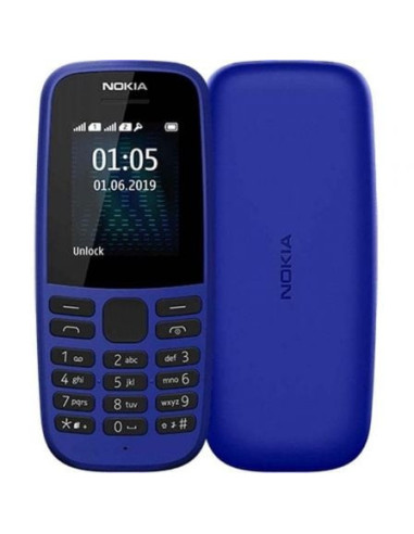 Teléfono móvil nokia 105 4th edition/ azul