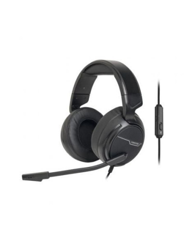 Auriculares gaming con micrófono fonestar win/ jack 3.5/ negros