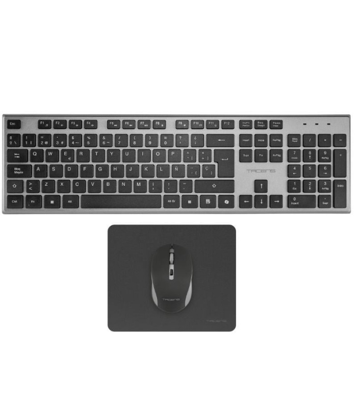 Pack gaming tacens zenith/ teclado inalámbrico + ratón inalámbrico + alfombrilla