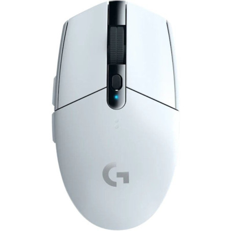 Ratón gaming inalámbrico logitech g305 lightspeed/ hasta 12000 dpi/ blanco