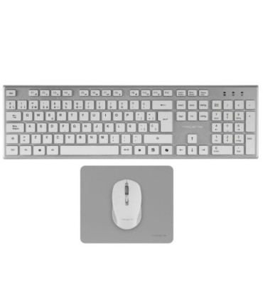 Pack gaming tacens zenith/ teclado inalámbrico + ratón inalámbrico + alfombrilla