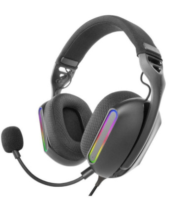 Auriculares gaming con micrófono mars gaming mh-pro/ jack 3.5/ usb/ negros