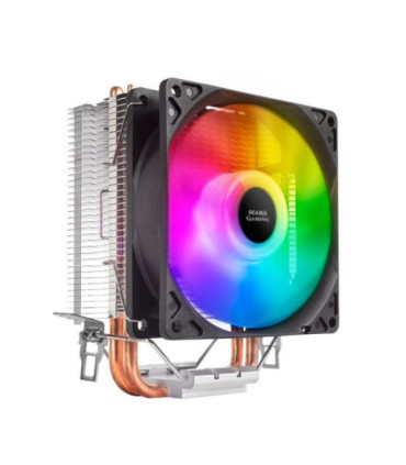 Ventilador con disipador mars gaming mcpuargb/ 9cm