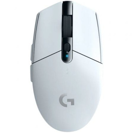 Ratón gaming inalámbrico logitech g305 lightspeed/ hasta 12000 dpi/ blanco
