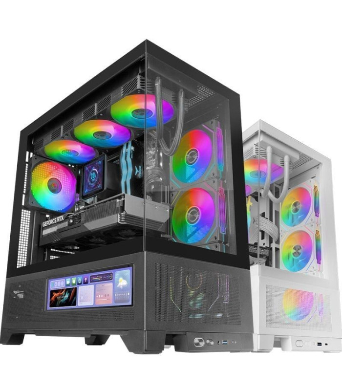 Caja gaming semitorre mars gaming mc-lcdx