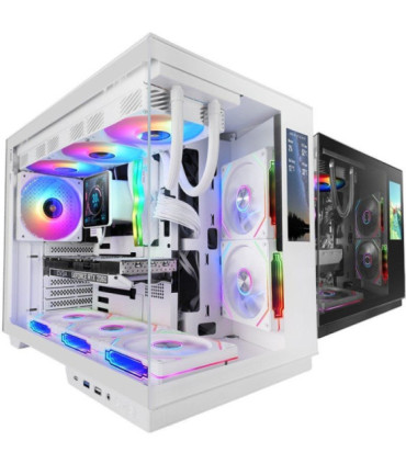 Caja gaming semitorre mars gaming mc-mirage/ blanca