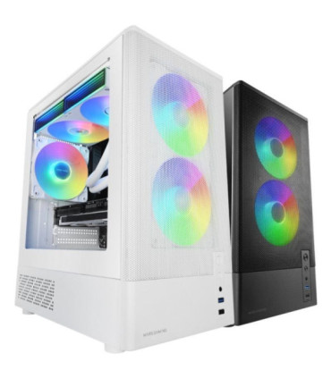 Caja gaming minitorre mars gaming mc-onyx/ blanca