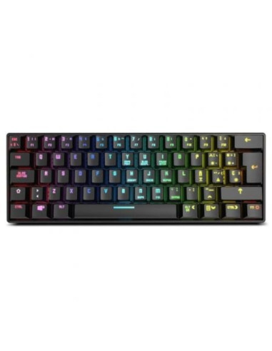 Teclado gaming mecánico inalámbrico krom kluster/ negro