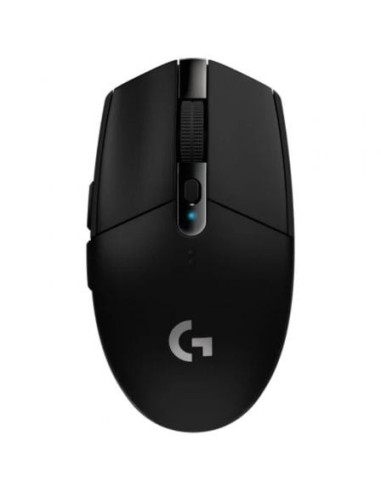 Ratón gaming inalámbrico logitech g305 lightspeed/ batería recargable/ hasta 12000 dpi/ negro