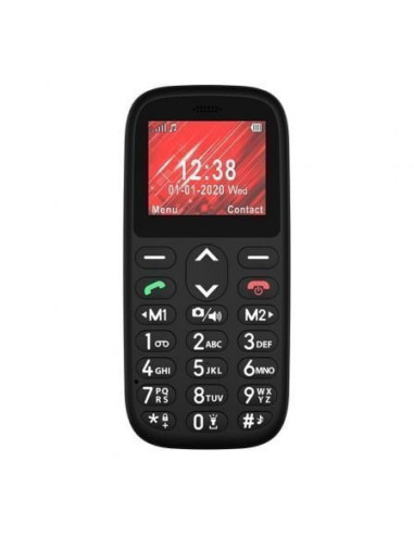 Teléfono móvil telefunken s410 para personas mayores/ negro