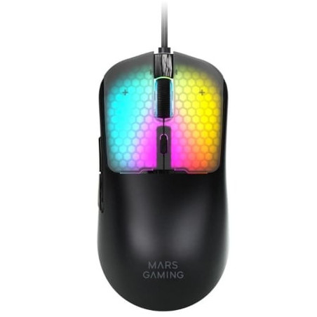 Ratón gaming mars gaming mm-viper/ hasta 12800 dpi
