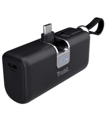 Powerbank 5000mah trust pacto 26104/ 18w/ negra