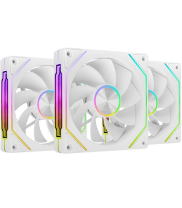 Pack 3 ventiladores invertidos mars gaming mf-linkfinitykit2r/ 12cm/ argb/ blancos