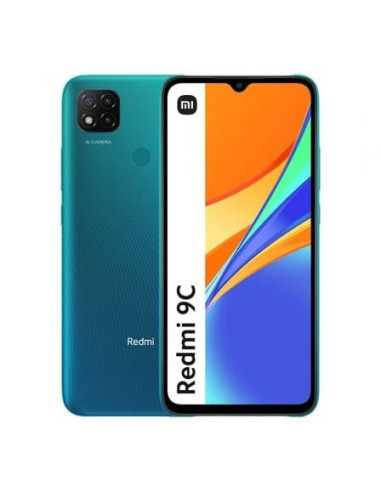 Smartphone xiaomi redmi 9c nfc 2gb/ 32gb/ 6.53'/ verde aurora