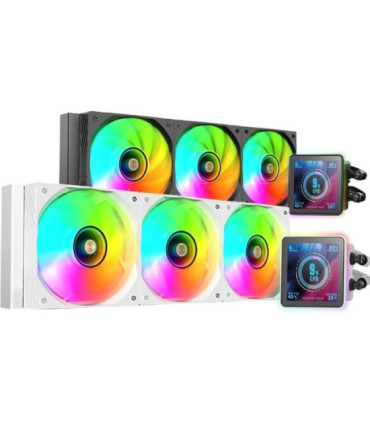 Sistema de refrigeración líquida mars gaming ml-visionpro360/ blanco