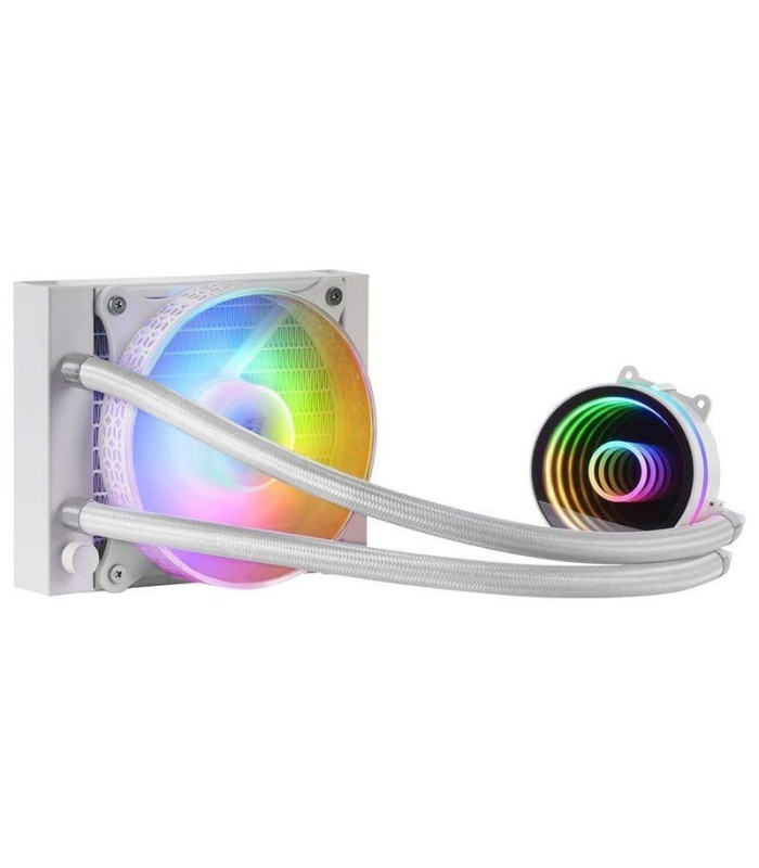 Sistema de refrigeración líquida mars gaming mlone120/ blanco