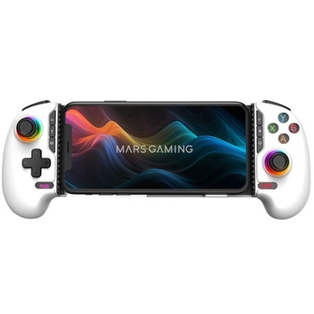 Gamepad mars gaming mgpxpro inalámbrico/ blanco