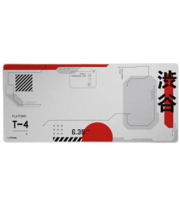 Alfombrilla trust gaming gxt 759 xxl/ 900 x 400 x 3mm/ blanca