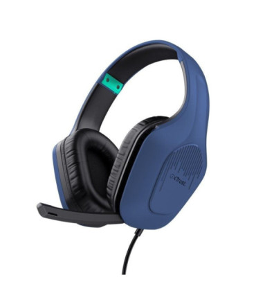 Auriculares gaming con micrófono trust gaming gxt 415 zirox/ jack 3.5/ azules