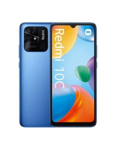 Smartphone xiaomi redmi 10c nfc 4gb/ 128gb/ 6.71'/ azul océano