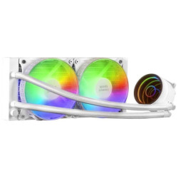 Sistema de refrigeración líquida mars gaming ml-one240w/ blanco