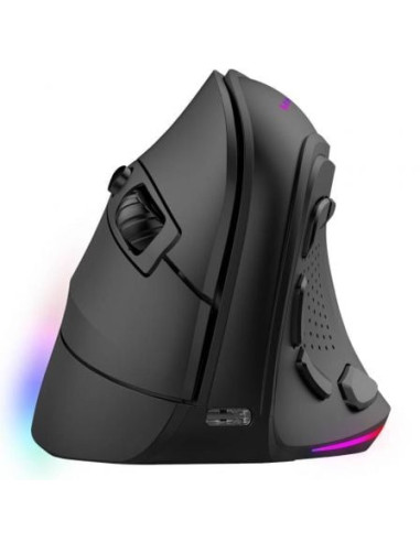 Ratón gaming ergonómico inalámbrico mars gaming mm-sk/ hasta 8400 dpi