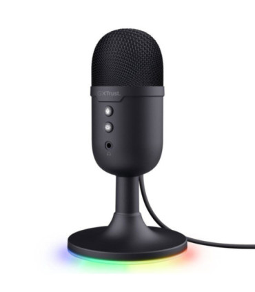 Micrófono trust gaming gxt 234 yunix/ usb/ negro