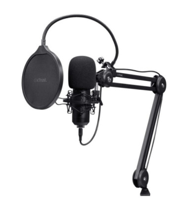 Micrófono gaming trust gaming gxt 270 emita ii+ 25770/ usb/ negro