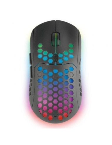 Ratón gaming inalámbrico mars gaming mmw3/ batería recargable/ hasta 3200 dpi