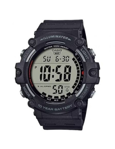 Reloj digital casio collection men ae-1500wh-1avef/ 54mm/ negro