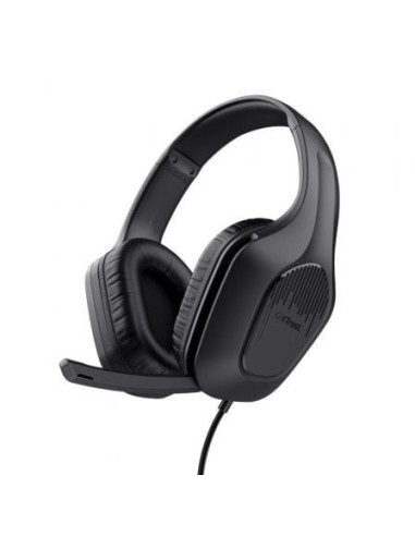 Auriculares gaming con micrófono trust gaming gxt 415 zirox/ jack 3.5/ negros