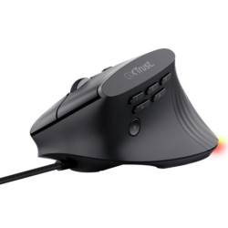 Ratón vertical gaming inalámbrico trust gaming gxt 145 rexxa 26024/ hasta 12800 dpi