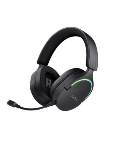 Auriculares gaming inalámbricos con micrófono trust gaming gxt 491 fayzo/ bluetooth/ jack 3.5/ negros