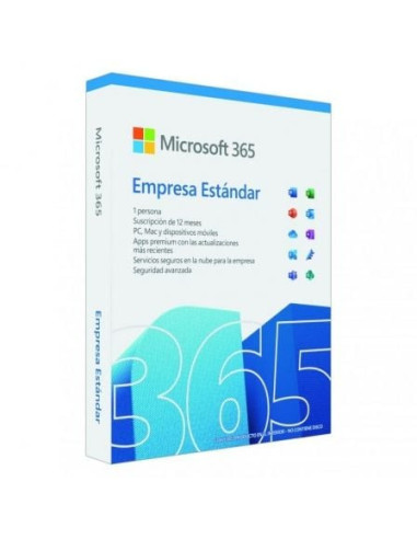 Microsoft office 365 empresa estándar/ 1 usuario/ 1 año/ 5 dispositivos