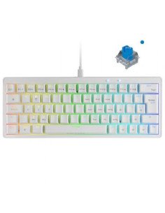 Teclado gaming mecánico mars gaming mkminipro/ switch...