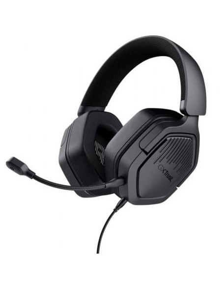 Auriculares gaming con micrófono trust gaming gxt 492 carus/ jack 3.5/ negros