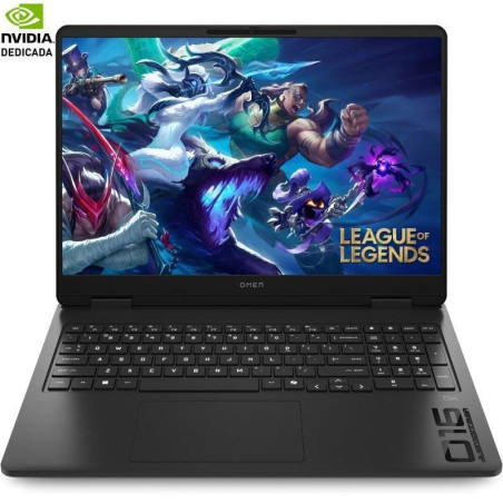 Portátil gaming hp omen 16-ap0020ns ryzen ai 7-350/ 32gb/ 1tb ssd/ geforce rtx 5060/ 16'/ sin sistema operativo